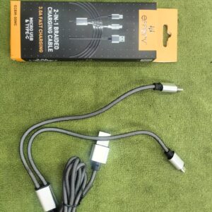 EFFERV 2 IN 1 BRAIDED Charging cable