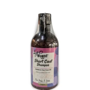 Robust Short Coat Shampoo for Dogs and Cats 400ml (Aloe Vera and Tea Tree Oil)