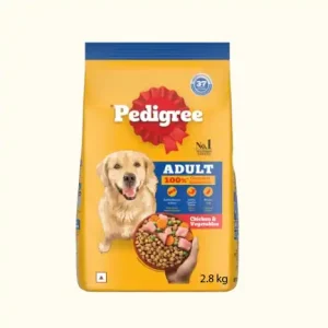 Pedigree Adult Dry Dog Food, Chicken & Vegetables, 2.8 kg
