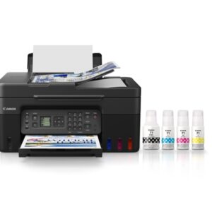 Canon PIXMA MegaTank All-in-one (Print, Scan, Copy) Wireless Inktank Printer with ADF and Fax (G4770)