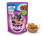 Whiskas Kitten Wet Cat Food (2-12 Months), Tuna in Jelly Flavour