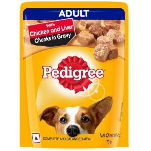 Pedigree Adult Wet Dog Food, Chicken & Liver Chunks