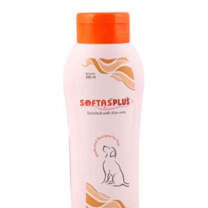 Softa Plus (Anti Tick, Flea, Lice and mites)  Enriched with Aloe Vera Shampoo for Animals (200 ml)