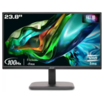 Acer 23.8” Full HD (1920 x 1080) Computer Monitor with AMD Radeon FreeSync Technology, 75Hz, 1ms (VRB) (HDMI Port 1.4 & VGA Port) K242HYL Hbi