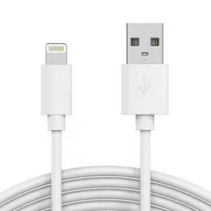 (Apple Premium Copy) Charger Cable, Aple Lightning To Usb Cable Cord, 2.4A Fast Charging, Phone Long Chargers For I-Phone 14/13/12/11/ X/Xs/Xr/8/7/6/Se Plus Pro Max Mini - White