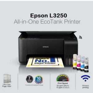 Epson EcoTank A4 Wi-Fi All-in-One Ink Tank Printer Ink (L3250)