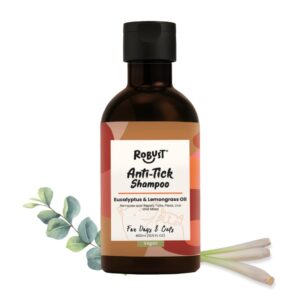 Robust Anti Tick Shampoo for Dogs and Cats (400ML) (100% Vegan)