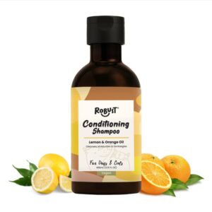 ROBUST Refreshing Vegan Conditioning Shampoo (400ML) for Dogs & Cats with Natural Ingredients Like Lemon & Orange Oil