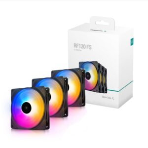 DEEPCOOL RF120 FS 120mm Case Fan 3-in-1 Pack - (DP-FLED3-RF120FS-3P)