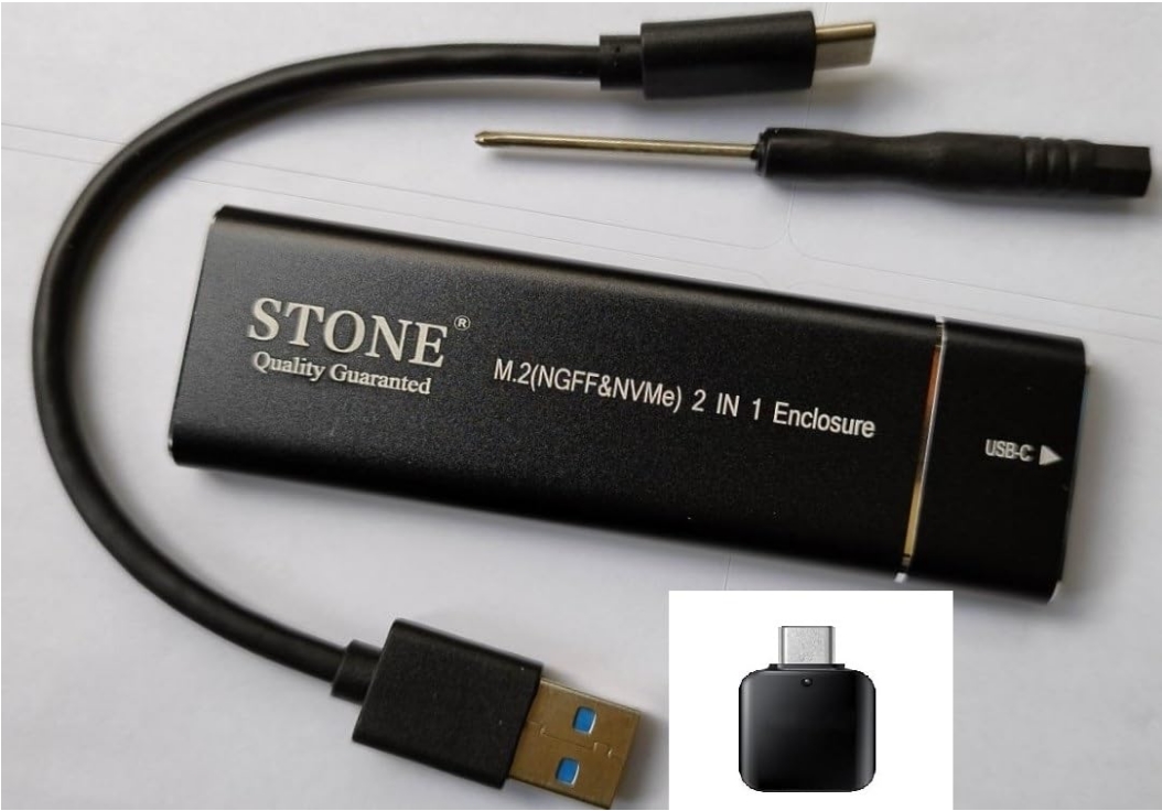 NVME SATA NGFF Enclosure Dual Protocol Gen USB