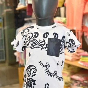 Gini & Jony Boys Printed Round Neck Short Sleeves Cotton T-shirt