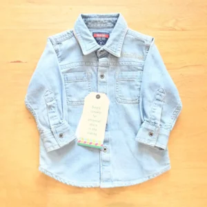 GINI & JONY Denim Shirt with Mock Flap Pocket