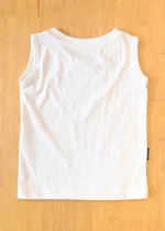 Palm Tree Kids White Printed Vest - Image 2