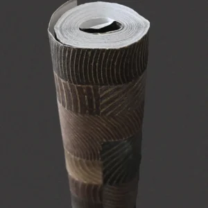 Wallpaper Brick Pattern Black (58cm x1000cm)