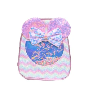 FunBlast Bow and Ear Design Glitter Bag for Girls – Fancy Bags for Kids