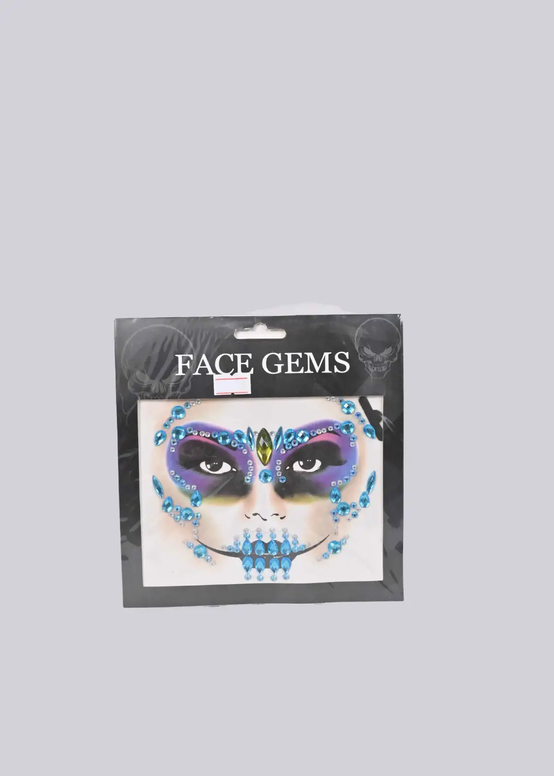 IMG-20240813-WA0144 Tear Face Jewel Gems Sticker Day of The Death Face - Image 1