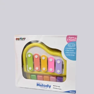 Xylophone and Mini 2 in 1 Piano| Musical Instrument for Kids (Yellow)