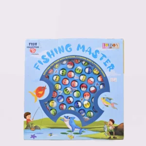 Fishing Master | Game for Kids | Rotating Game | 45 Fishes, 4 Fishing Rods & 4 Hooks (Multicolor)