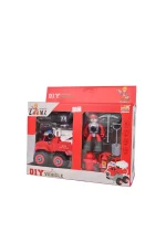 DIY FIRE Rescue Vehicle Toy With 1 Screwdriver Tools - Image 2
