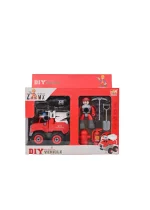 DIY FIRE Rescue Vehicle Toy With 1 Screwdriver Tools