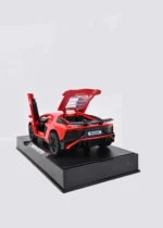 Lamborghini Metal Pullback Toy car with Openable Doors & Light, Music Boys - Image 3