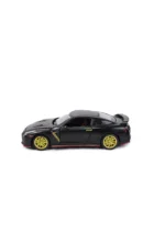 Die-Cast Metal GT-R with Openable Doors and Pull Back Action with Lights & Music (Black) - Image 4