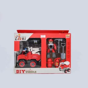 DIY FIRE Rescue Vehicle Toy