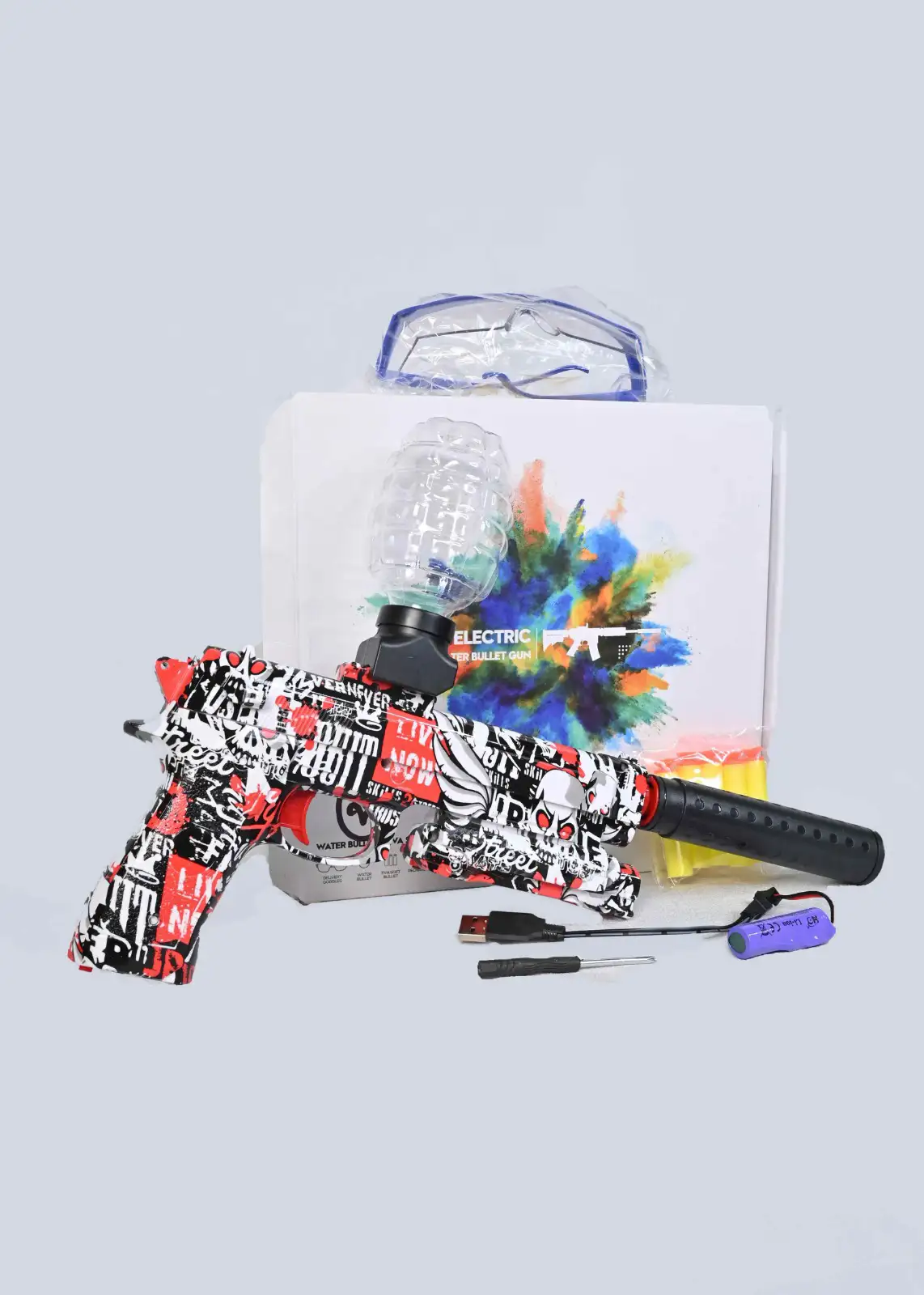 IMG-20240820-WA0040 Electric Gel Balls Blaster, Ball Eco-Friendly Toy Guns & Nerf Gun (Multicolor) - Image 1