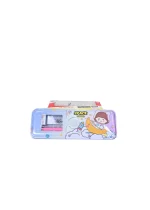 Metal Pencil Box Case with Pencil, Eraser, Sharpener Stationery Set - Image 4