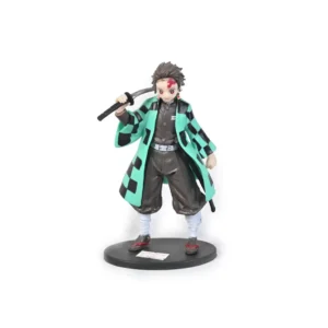 Demon Slayer Tanjiro Kamado Kimetsu No Yaiba Action Figure Figurine with Stand Model