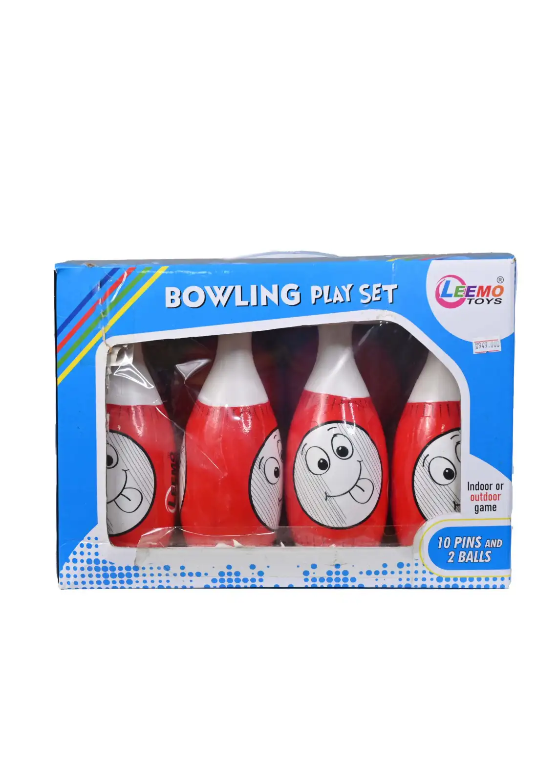 IMG-20240822-WA0115 Leemo Toys Bowling Set in 10 Pins and 2 Balls for Kids - Image 1