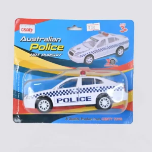 Police Mini Model Pull-Back Action Toy Car for Kids