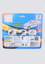 Police Mini Model Pull-Back Action Toy Car for Kids - Image 2