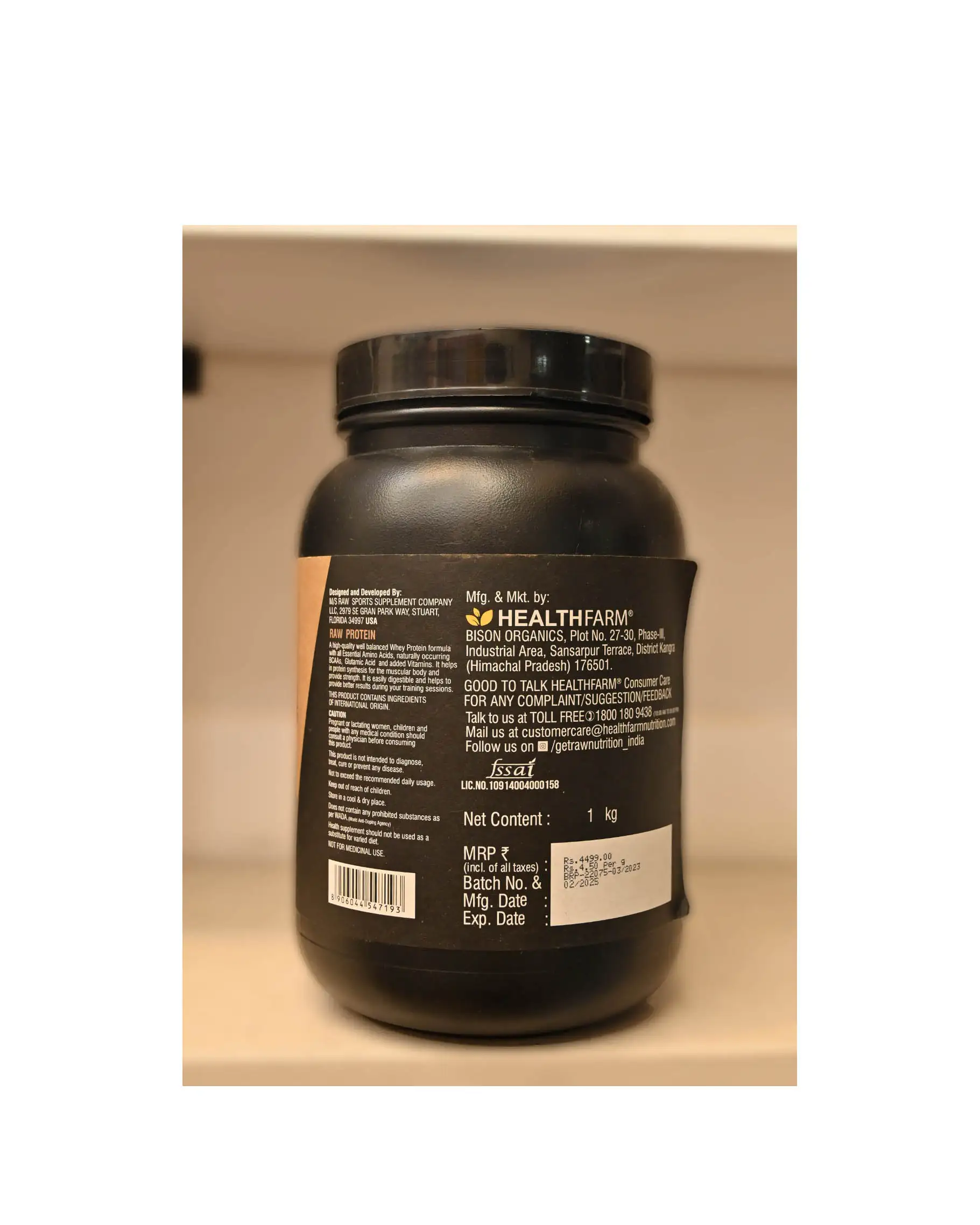RAW Whey Protein Isolate Whey Protein Concentrate Highest