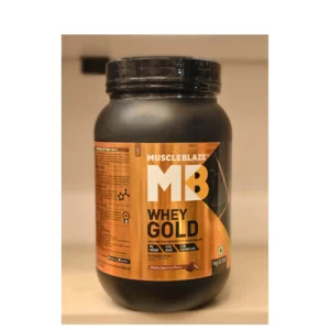 MuscleBlaze Whey Gold, 100% Whey Protein Isolate, 30g Whey Protein Per Scoop (Mocha Cappuccino, 1kg / 2.2lb)