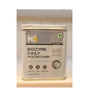Muscle Blaze Biozyme Daily Multivitamin, 5-in-1 Supplement with Vitamins, Minerals, Joint, T-Booster Blend ; EAF, 90 tablet(s)