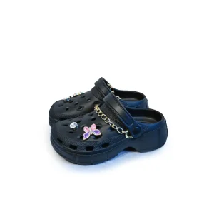 Clogs & Mules with Jewel Details