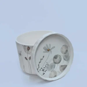 Melamine Cookie Jar two piece