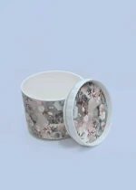 Melamine Cookie Flower Pattern Jar two  piece