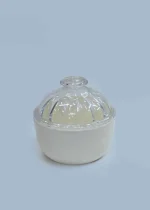 Bowl With Lid (White) two piece - Image 2