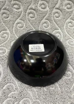 Italiano Melamine Black Round Bowl - Image 2