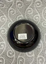 Italiano Melamine Black Round Bowl - Image 3