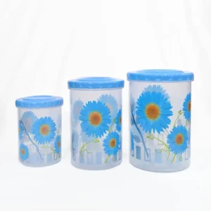 Daisy Delight Storage Container Set (Blue)