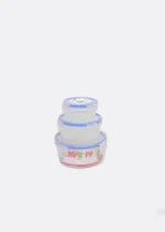 Plastic Storage Container Set of 3