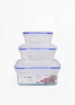 Aroma Lock & Fresh Plastic Storage Container set of 3