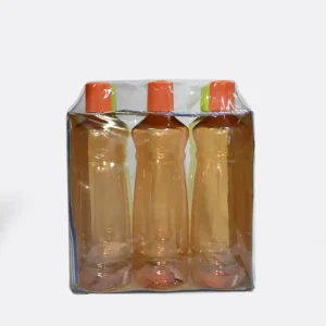 Plastic Water Bottle Set (6 pieces, 900ml.)