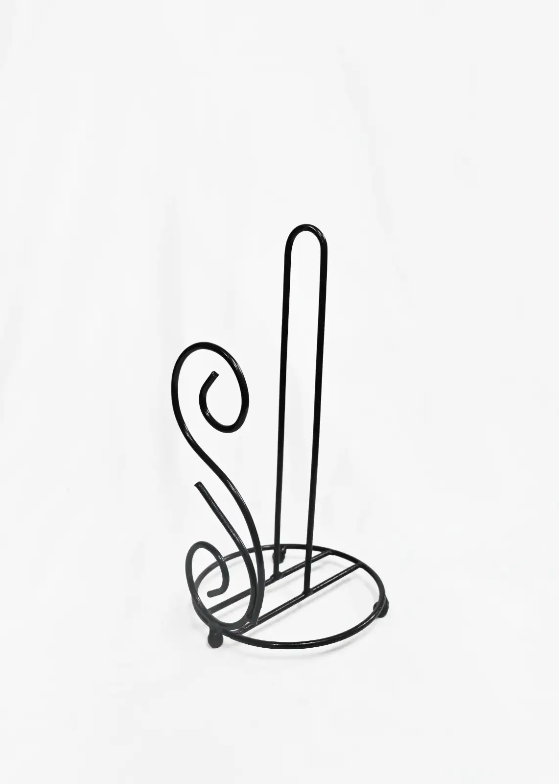 IMG-20241022-WA0093 S Shape Tissue Paper Stand Kitchen Tissue Roll Stand (Black) - Image 1