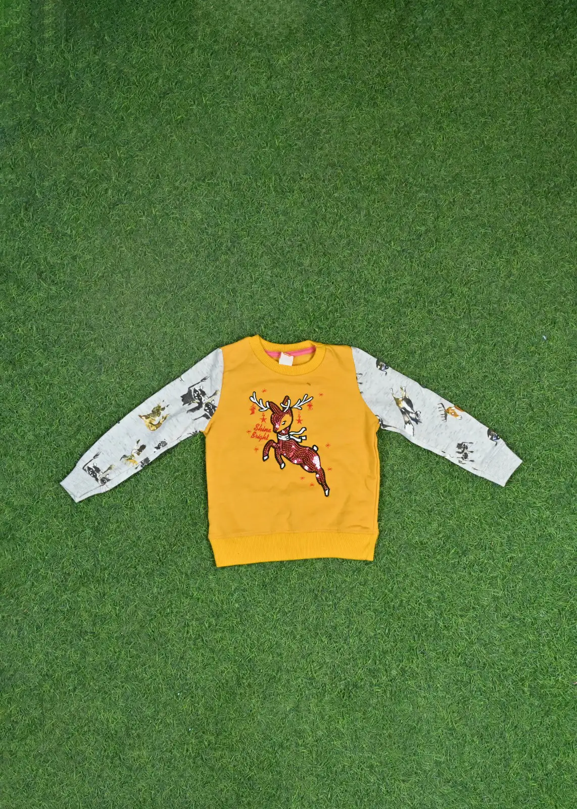 IMG-20241025-WA0310 Reindeer Print Tracksuit Set for Kids (2-3 years) - Image 3