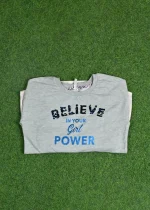 Girls Power Cotton Blend top, Summer Sweartshirt, full sleeves. - Image 3
