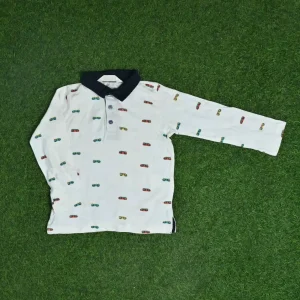 Boy's Regular Fit Polo Collar Tshirts, 4 to 5 years